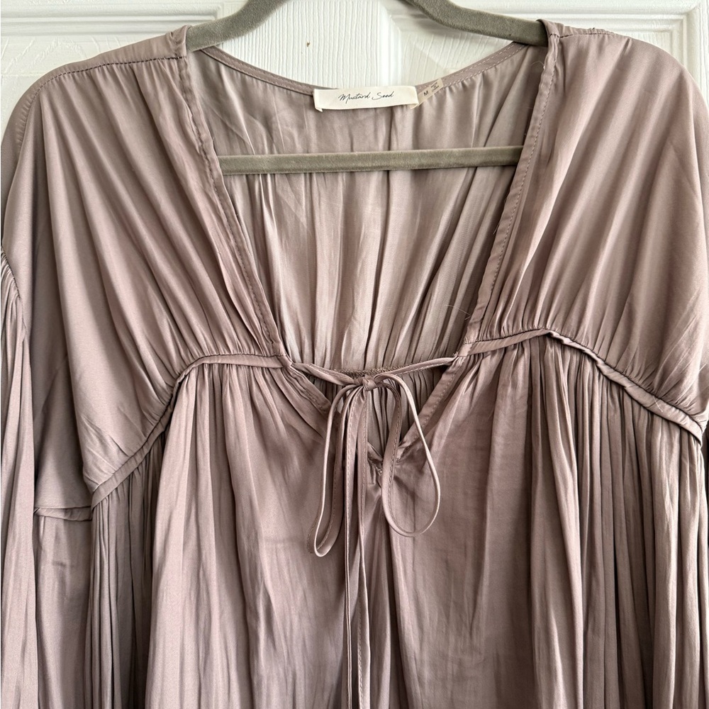 Mustard Seed Silk Blouse